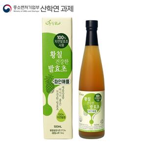 [5+1이벤트] 100%자연발효 황칠 건강한 발효초 파인애플(500ml/희석용) ※케이스 있음