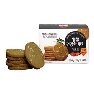 [할인] 황칠 건강한 쿠키(10p) - 아몬드버전