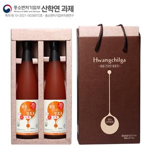 [5+1이벤트] [선물세트] 황칠 건강한 발효초 자몽(희석타입/500ml*2개)