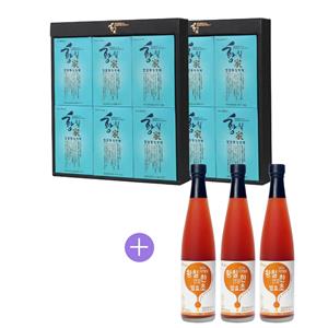 [이벤트] 청담황칠진액 일반__2세트 + 황칠발효초(자몽/케이스없음) 3병